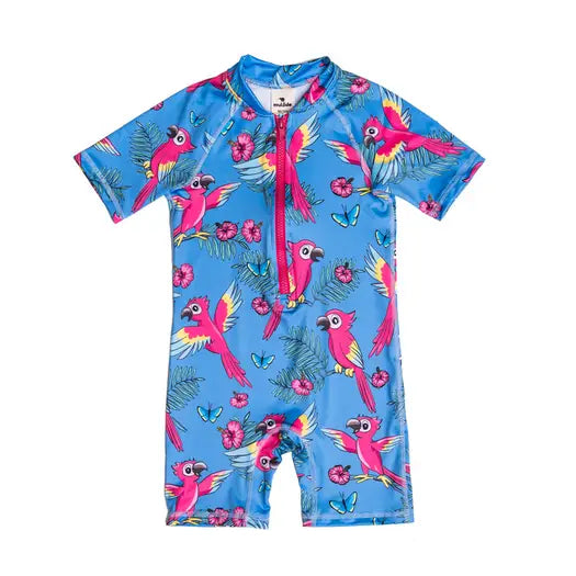 Mullido swimsuit blue parrot