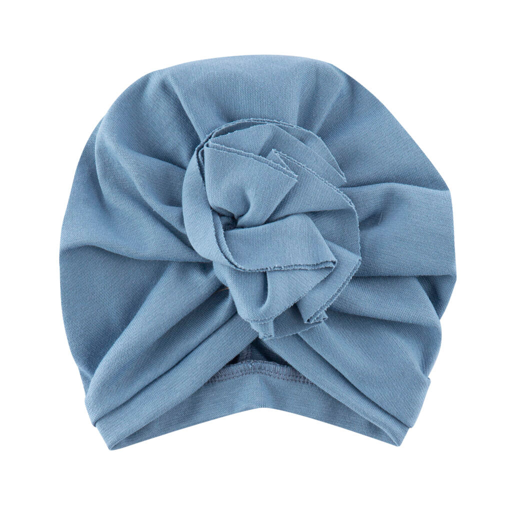 Wooly hat tulband baby blue