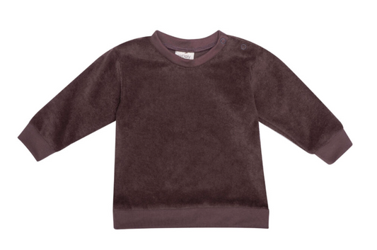 Wooly organic terry sweater Mocha