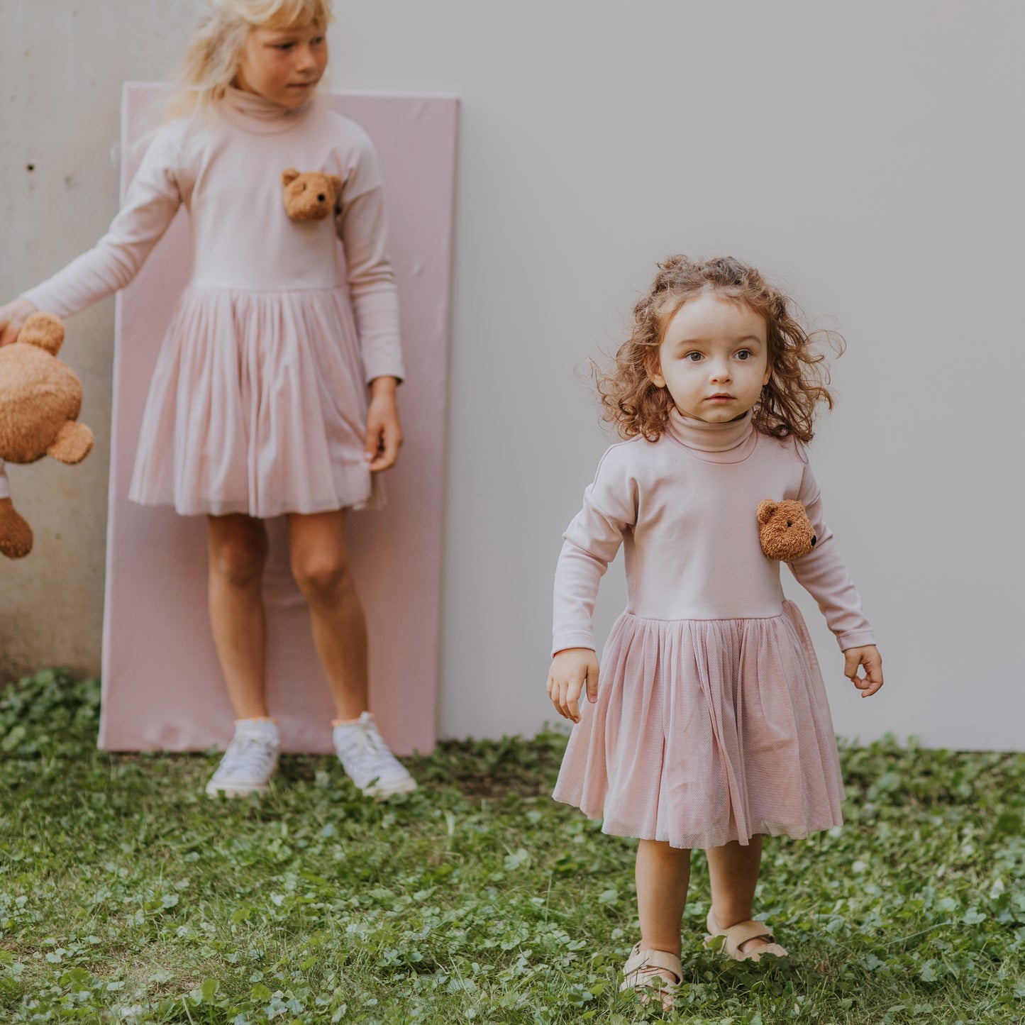 Wooly organic tutu jurk met beer