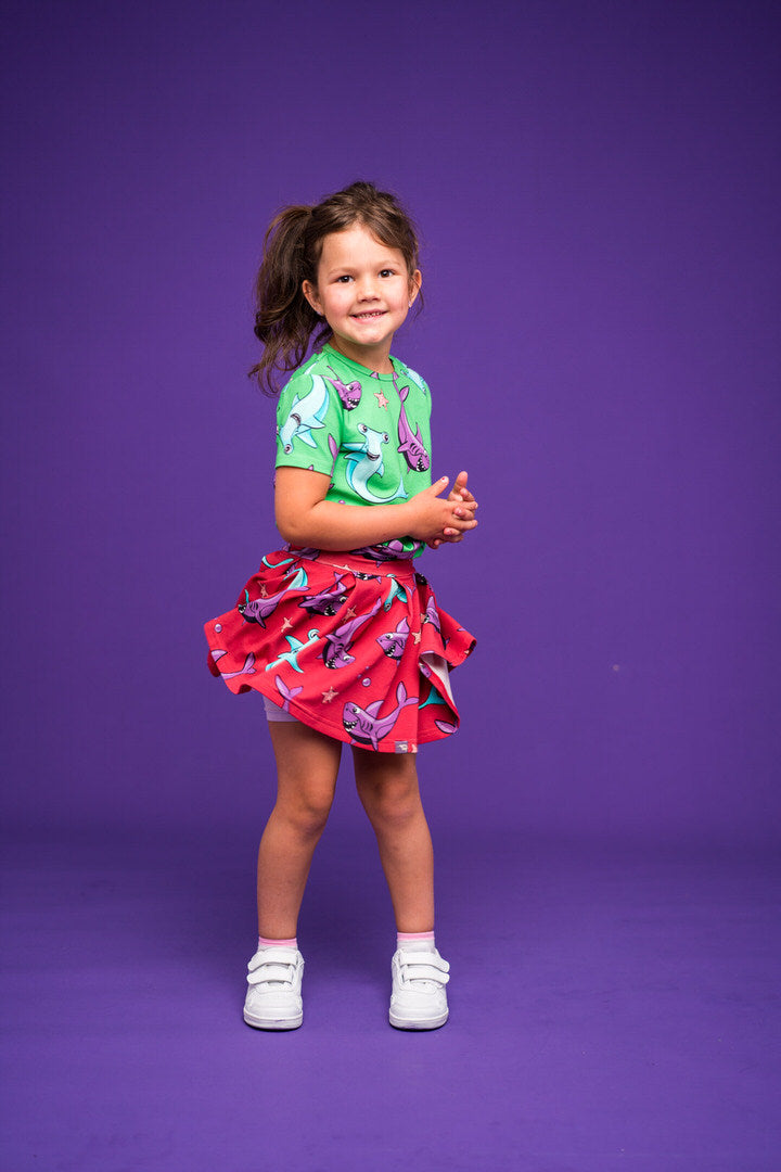 rokje met shortje Mullido 100% organisch katoen fairtrade gemaakt babykleding duurzame kinderkleding sustainable kids clothing
