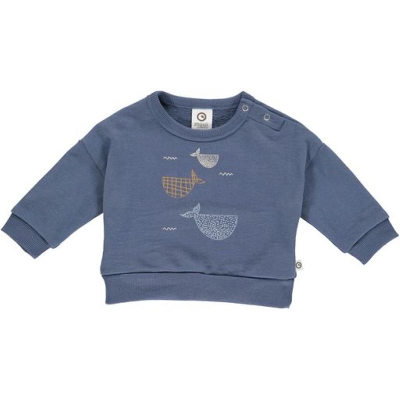 trui sweater sweatshirt walvis Müsli 100% organisch katoen fairtrade gemaakt babykleding duurzame kinderkleding sustainable kids clothing