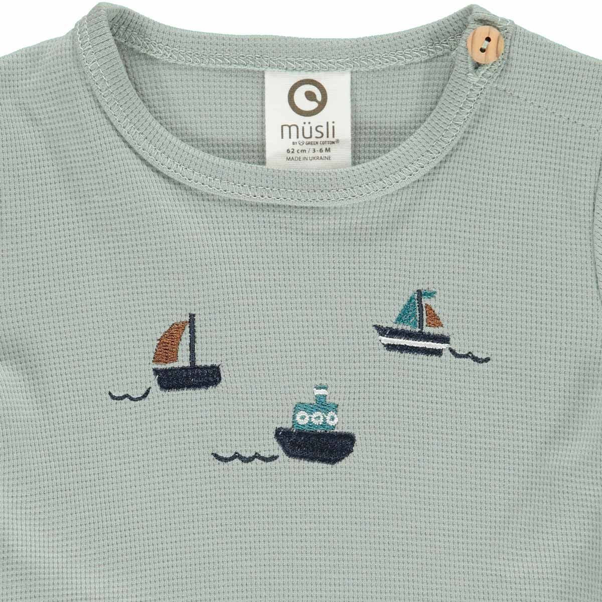 T-shirt bootjes Müsli 100% organisch katoen fairtrade gemaakt babykleding duurzame kinderkleding sustainable kids clothing