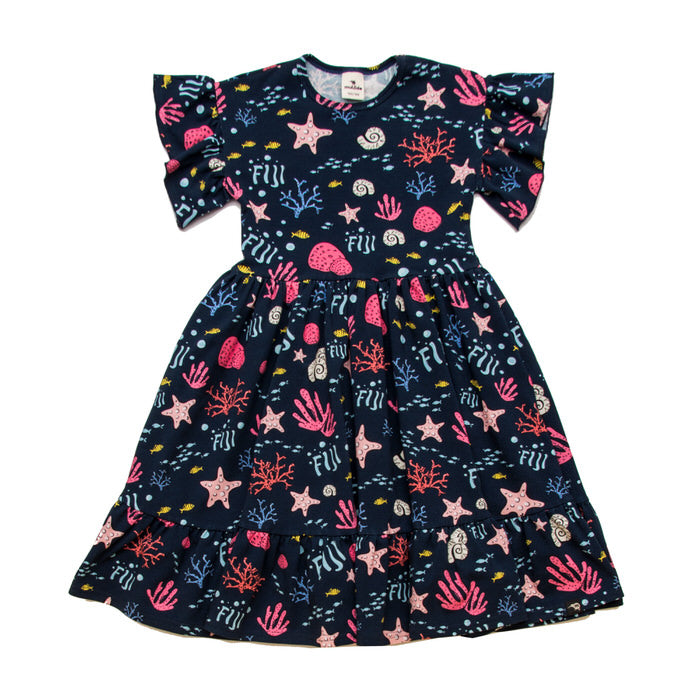 jurk Mullido 100% organisch katoen fairtrade gemaakt babykleding duurzame kinderkleding sustainable kids clothing