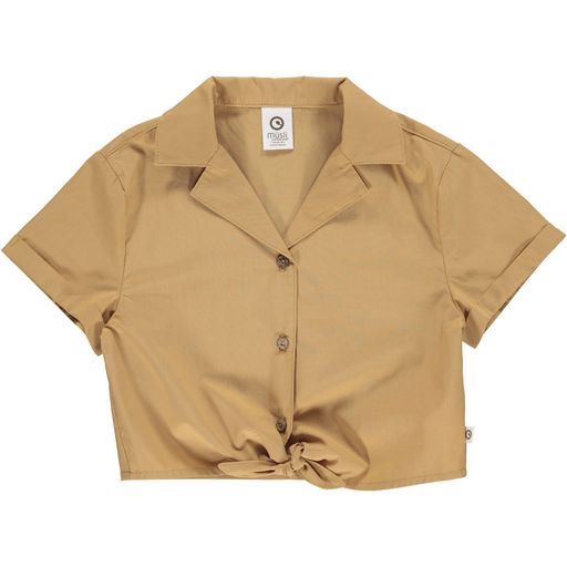blouse croptop geknoopt hemd Müsli 100% organisch katoen fairtrade gemaakt babykleding duurzame kinderkleding sustainable kids clothing