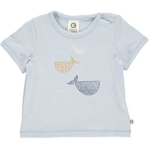 T-shirt walvis walvis Müsli 100% organisch katoen fairtrade gemaakt babykleding duurzame kinderkleding sustainable kids clothing